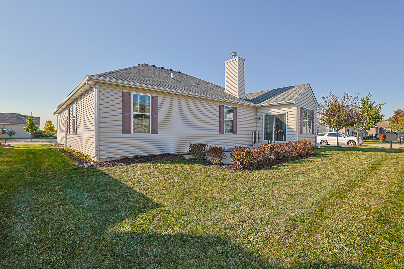 8800 Templeton Road Huntley, IL 60142 - Photo 30 of 31 a front view of a house with a yard