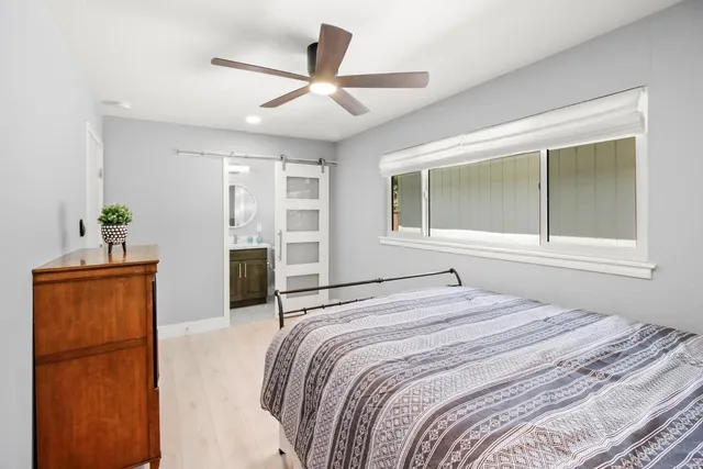 a view of backyard with green space