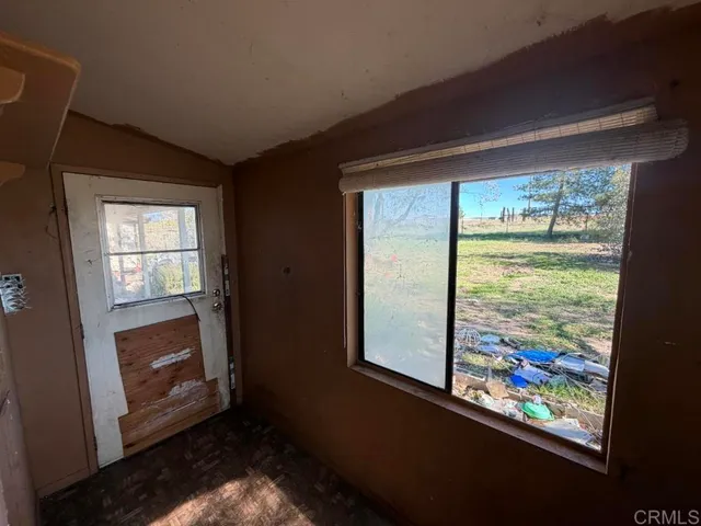 a view of front door