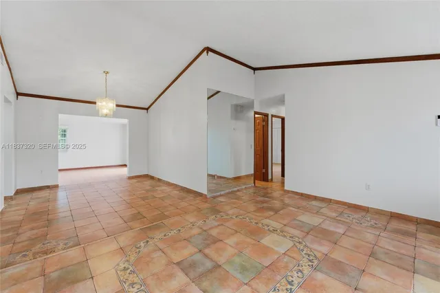 a view of an empty room