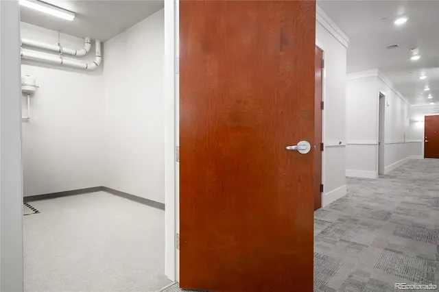 a view of a bathroom with a shower