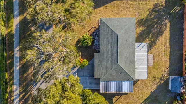 a view of balcony with small garden
