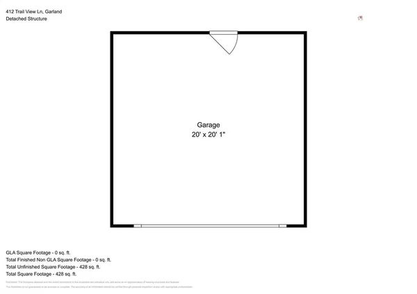 $2,300 | 412 Trail View Lane, Garland, TX 75043