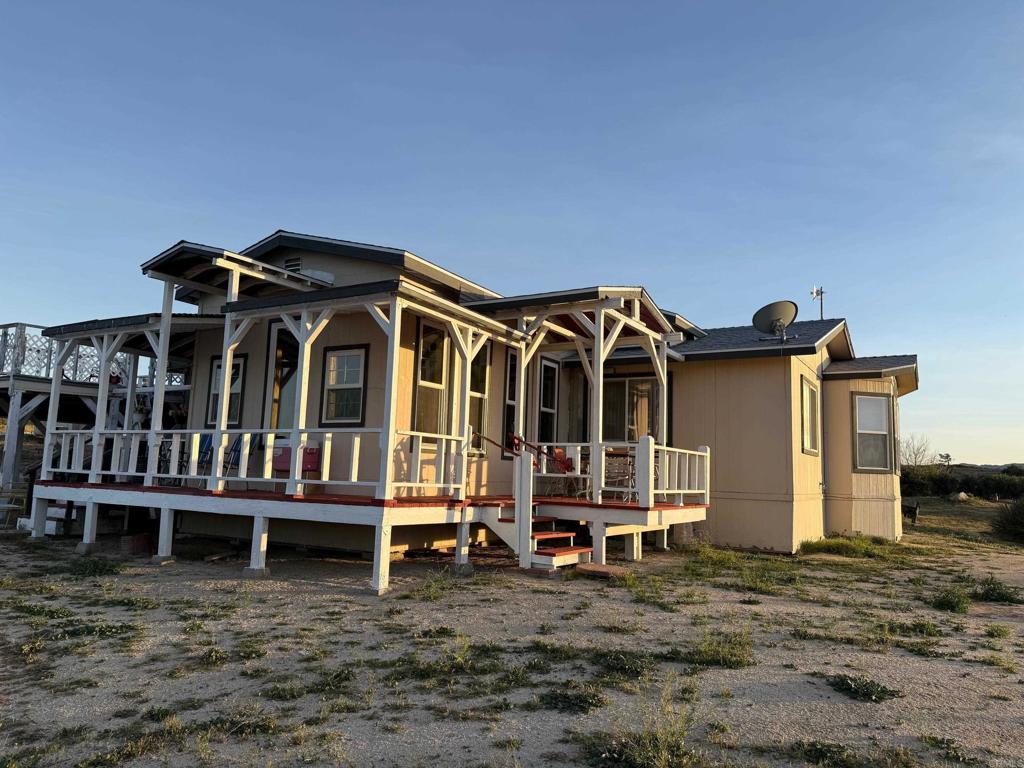 37697 Montezuma Valley Road Ranchita, CA 92066 - Photo 45 of 47 a view of a house with wooden deck
