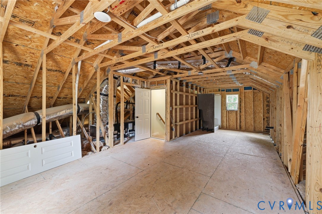 13020 Elmont Road Ashland, VA 23005 - Photo 39 of 56 Large 3rd floor with roughed in plumbing and elect