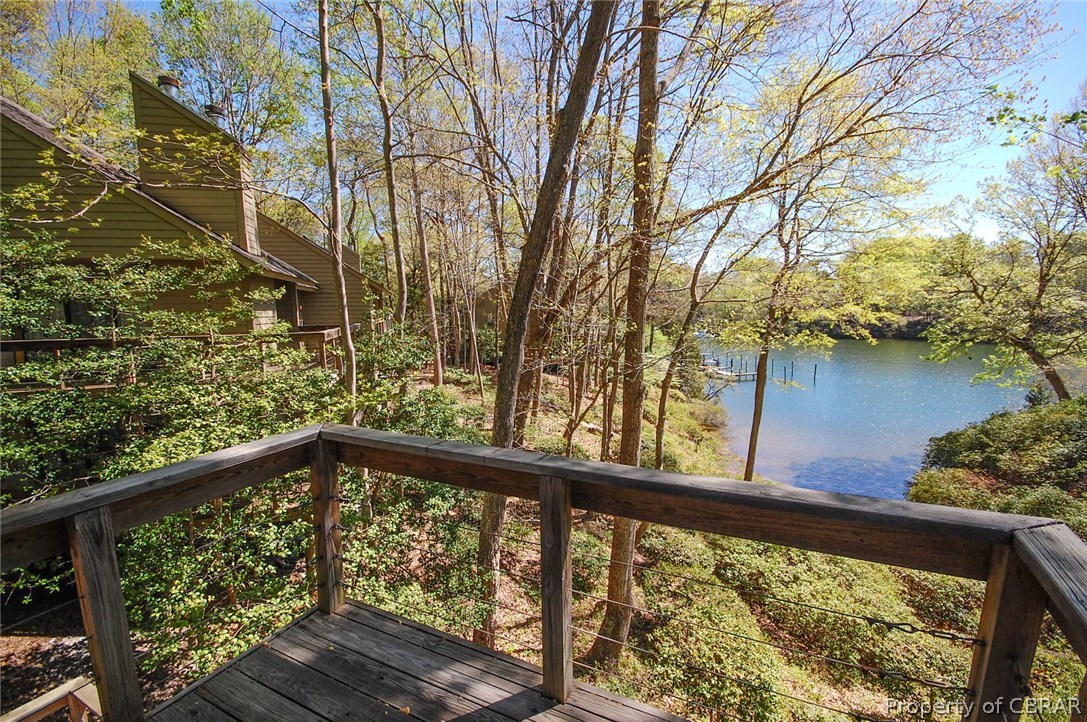 54 D Villa Ridge Drive, Unit D Hartfield, VA 23071 - Photo 3 of 34 LOVELY WILTON CREEK VIEWS FROM DECK