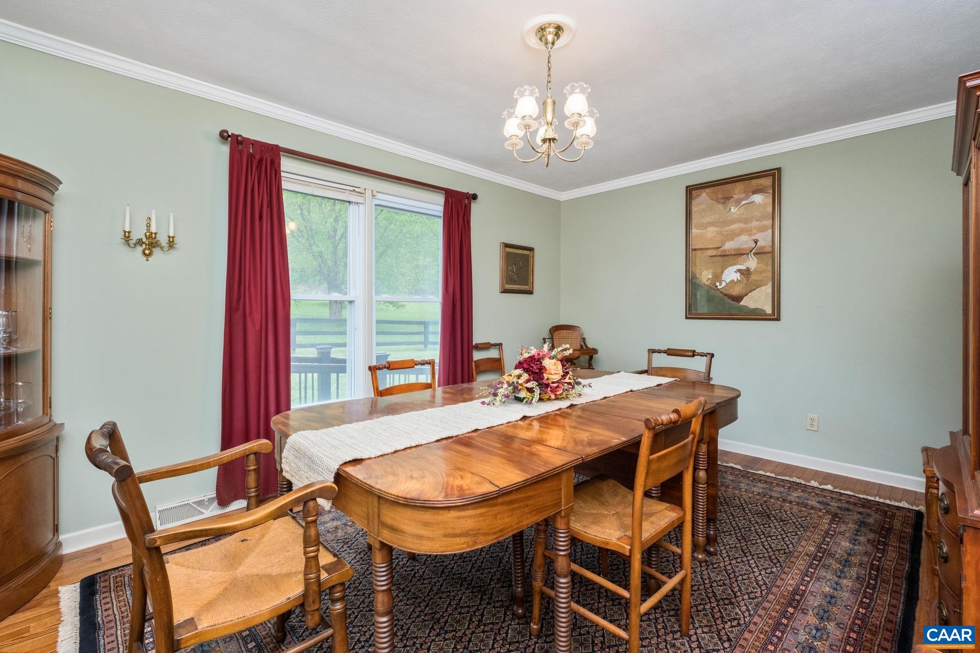 349 Todd Road Mount Sidney, VA 24467 - Photo 8 of 43 a view of a dining room with furniture window and outside view