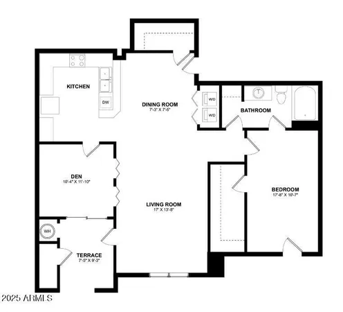 a picture of a floor plan