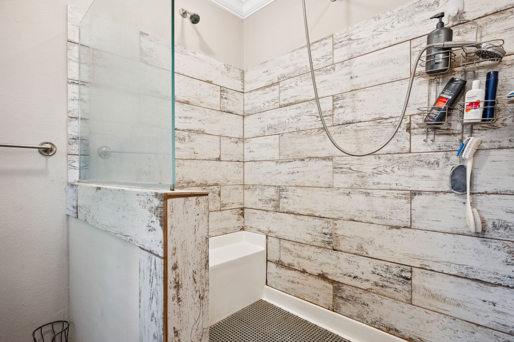 730 Coco Loop Point Blank, TX 77364 - Photo 22 of 42 a bathroom with a shower