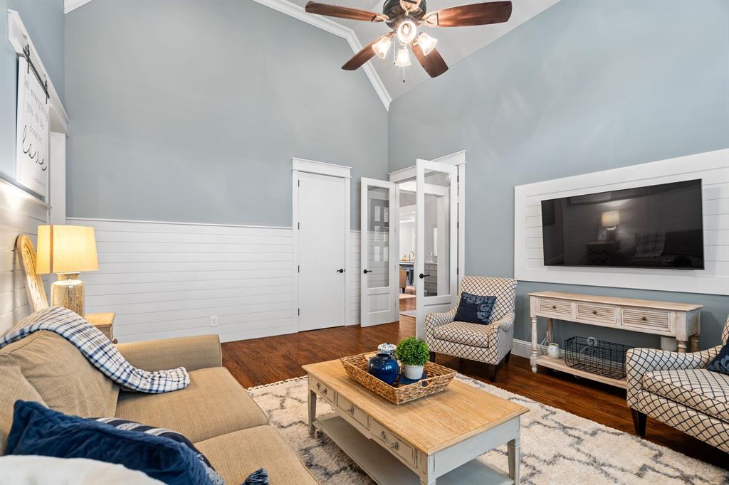 3328 Clubview Drive Denton, TX 76226 - Photo 12 of 40 Secondary living area seamlessly connected to bedroom and bath for flexibility.