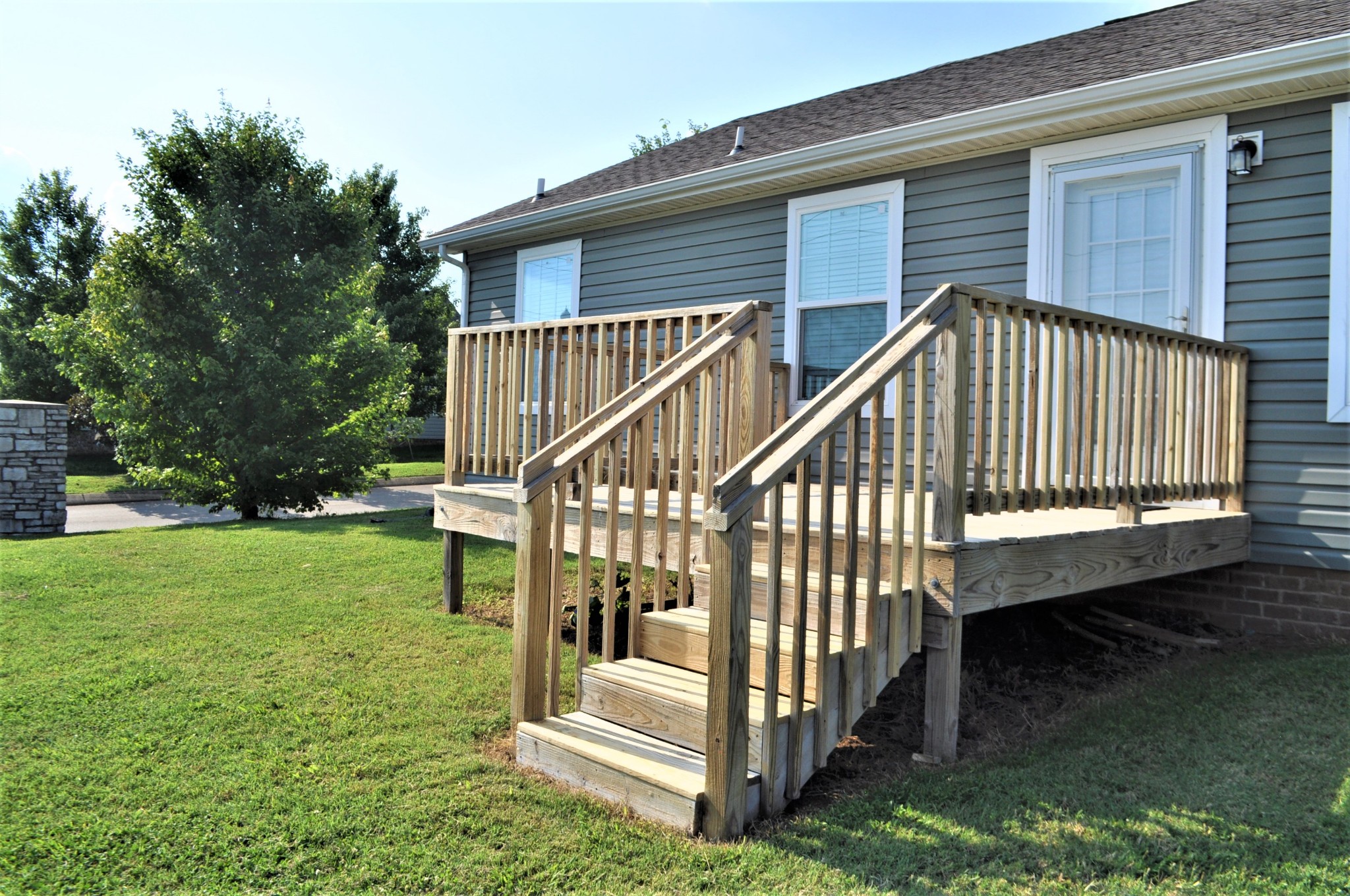 1134 Wrights Mill Road Spring Hill, TN 37174 - Photo 23 of 26 a view of backyard with deck and deck