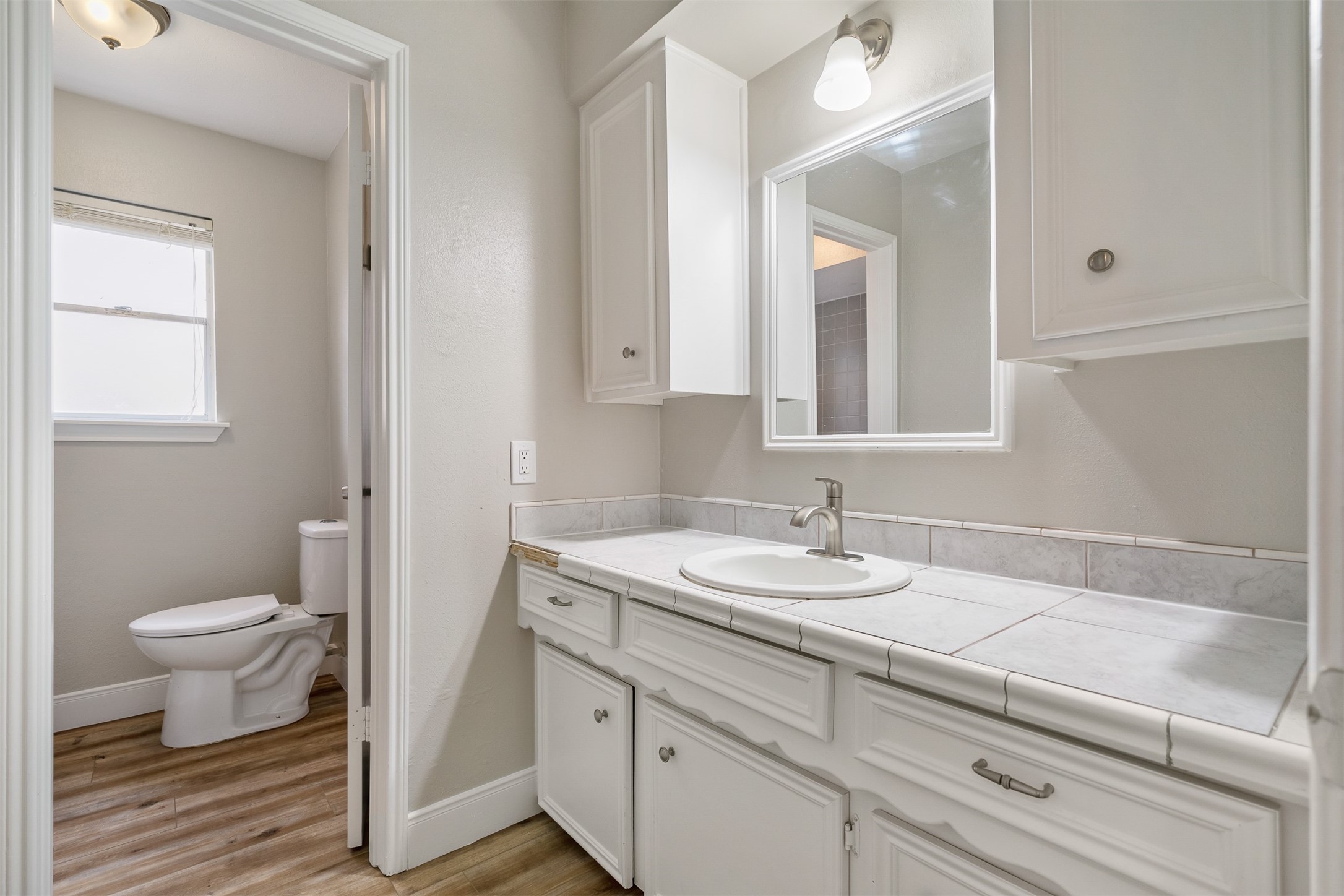 25519 Many Oak Drive Spring, TX 77380 - Photo 25 of 33 a bathroom with a sink and a toilet