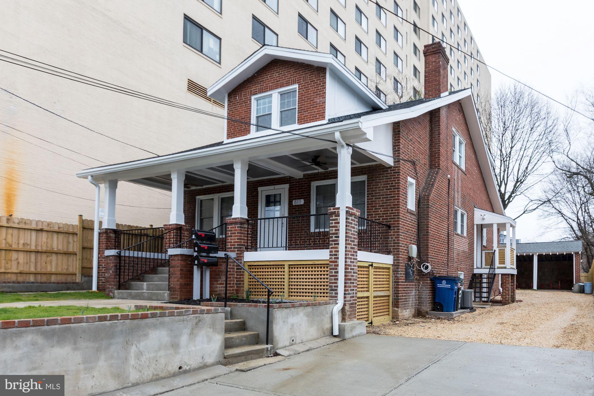 811 Thayer Avenue, Unit 2 Silver Spring, MD 20910 - Photo 27 of 30 Front of House (Driveway Side)