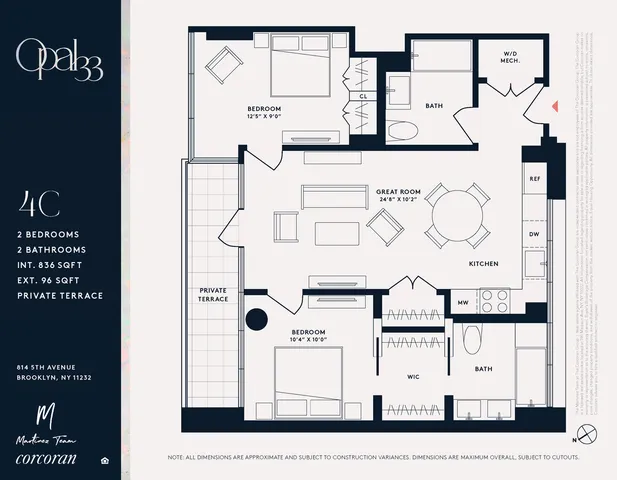 $1,361,360 | 814 5th Avenue, Unit 4C | Greenwood Heights