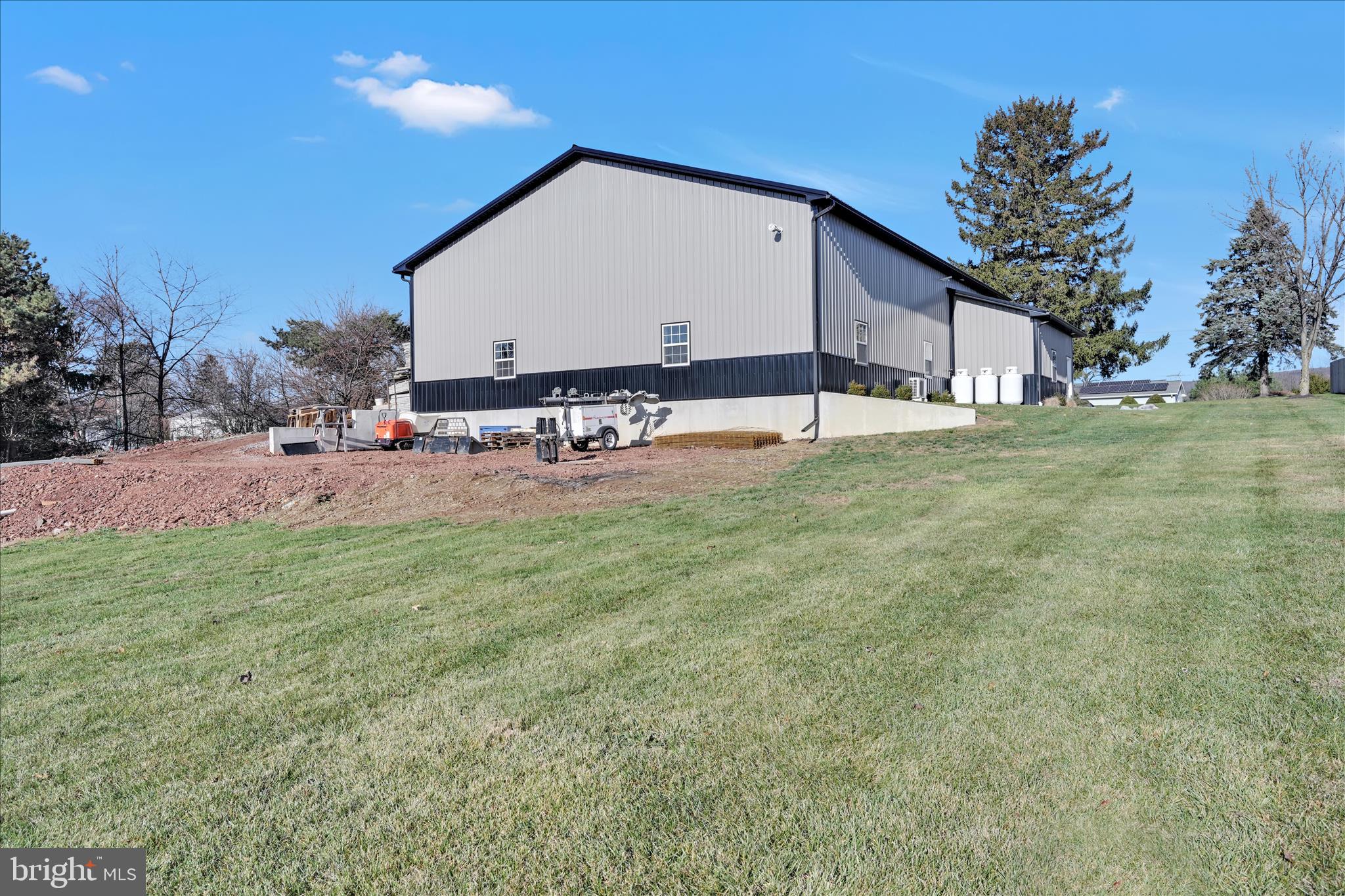 116 Mill Road Bernville, PA 19506 - Photo 39 of 62 a view of a backyard with a sitting area