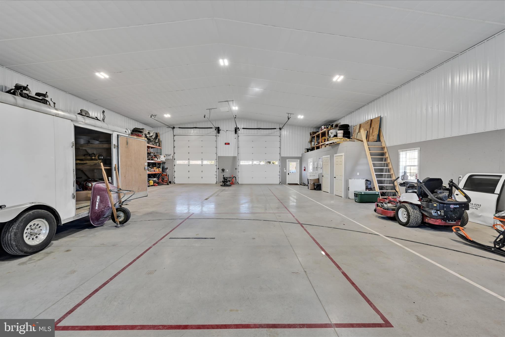 116 Mill Road Bernville, PA 19506 - Photo 49 of 62 a view of a garage with cars