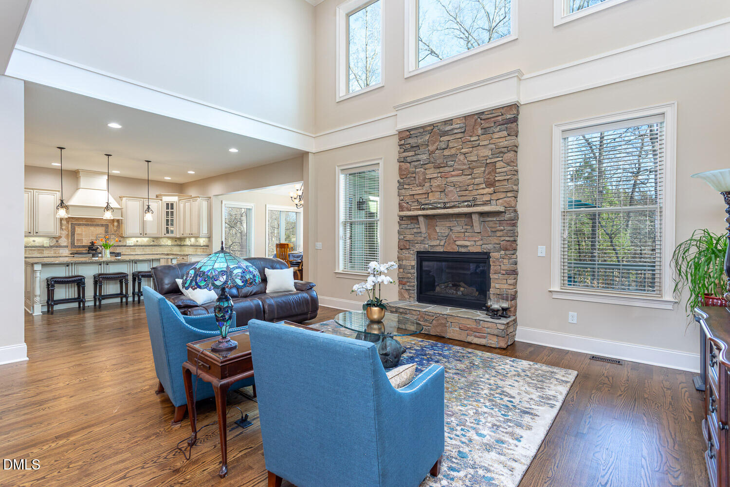 7312 Hasentree Way Wake Forest, NC 27587 - Photo 7 of 88 Stone Gas Fireplace