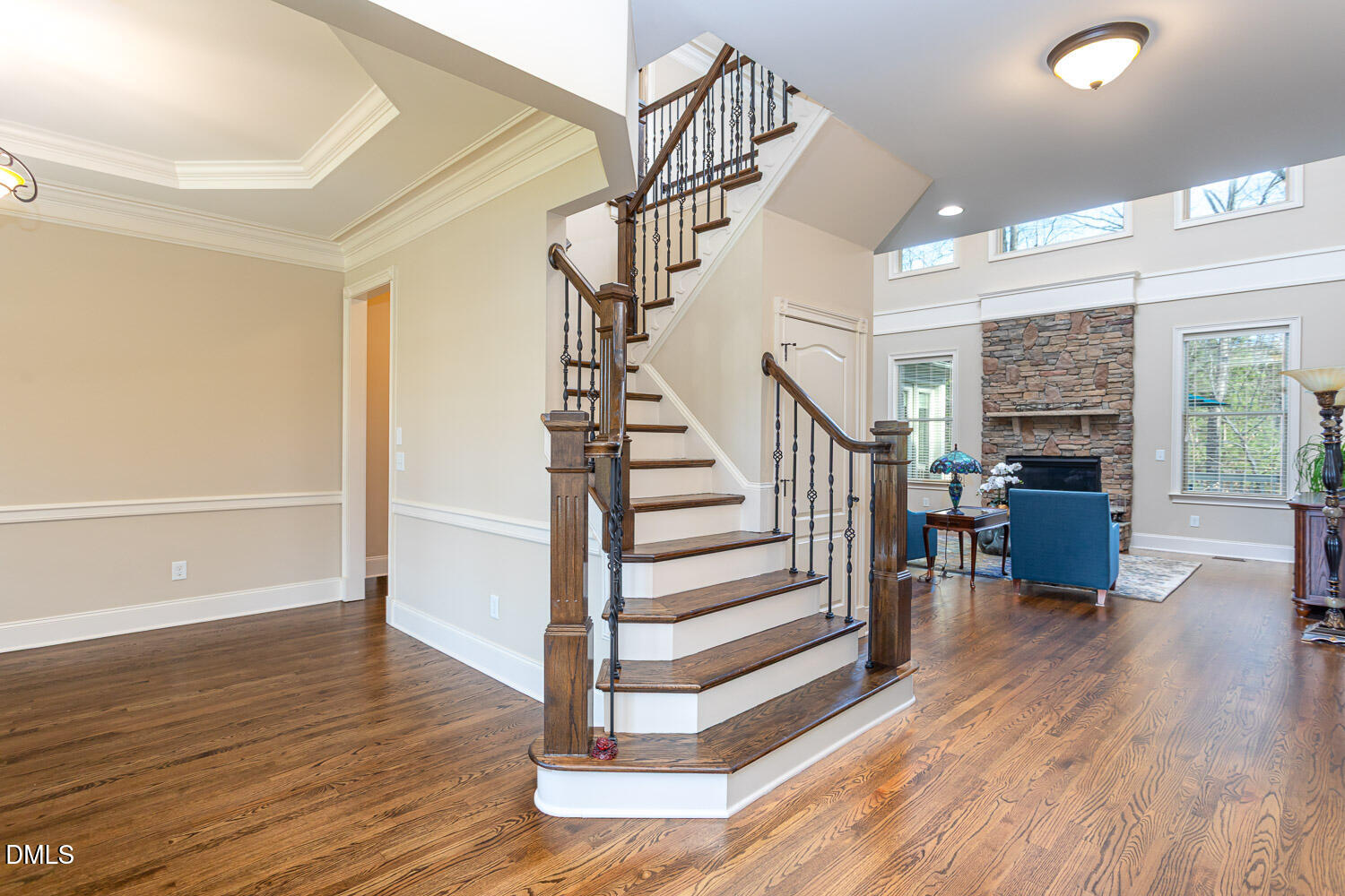 7312 Hasentree Way Wake Forest, NC 27587 - Photo 22 of 88 Elegant Staircase