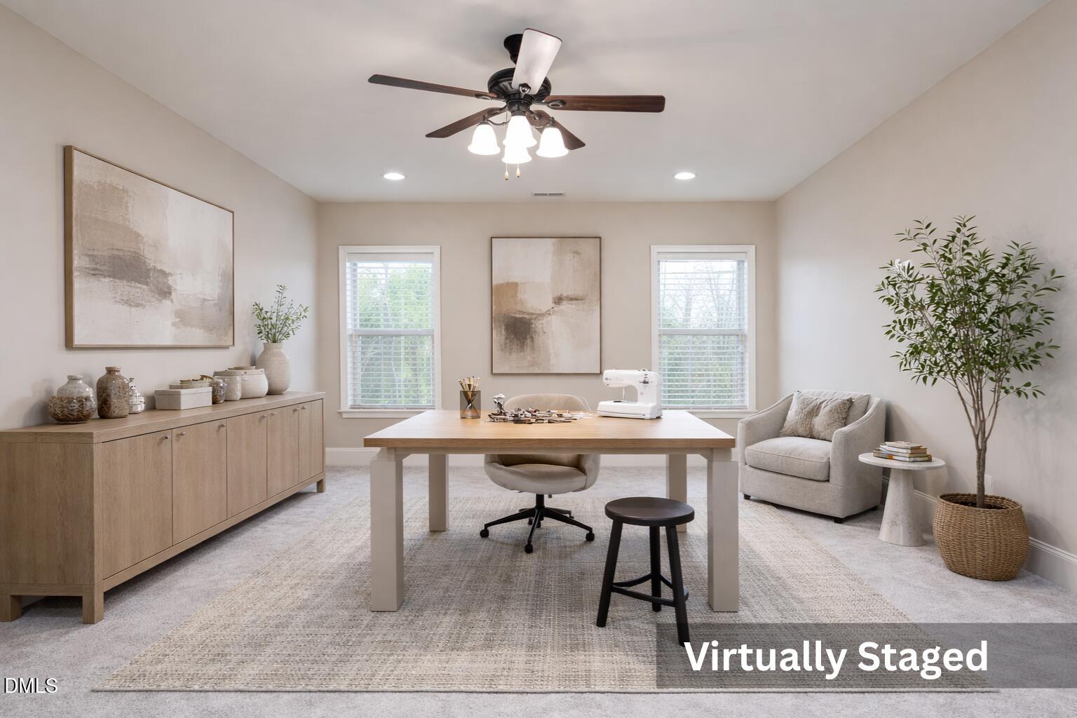 7312 Hasentree Way Wake Forest, NC 27587 - Photo 39 of 88 2nd Level Flex Room with Attic Storage