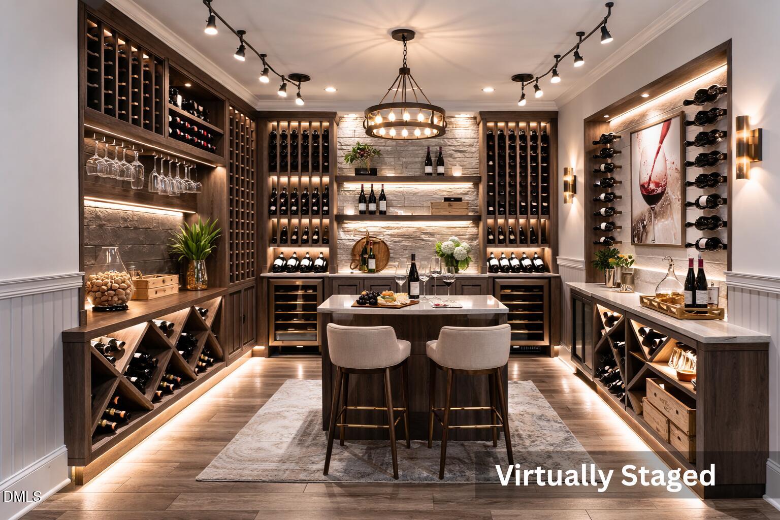 7312 Hasentree Way Wake Forest, NC 27587 - Photo 52 of 88 Virtually Staged: Basement Flex Room