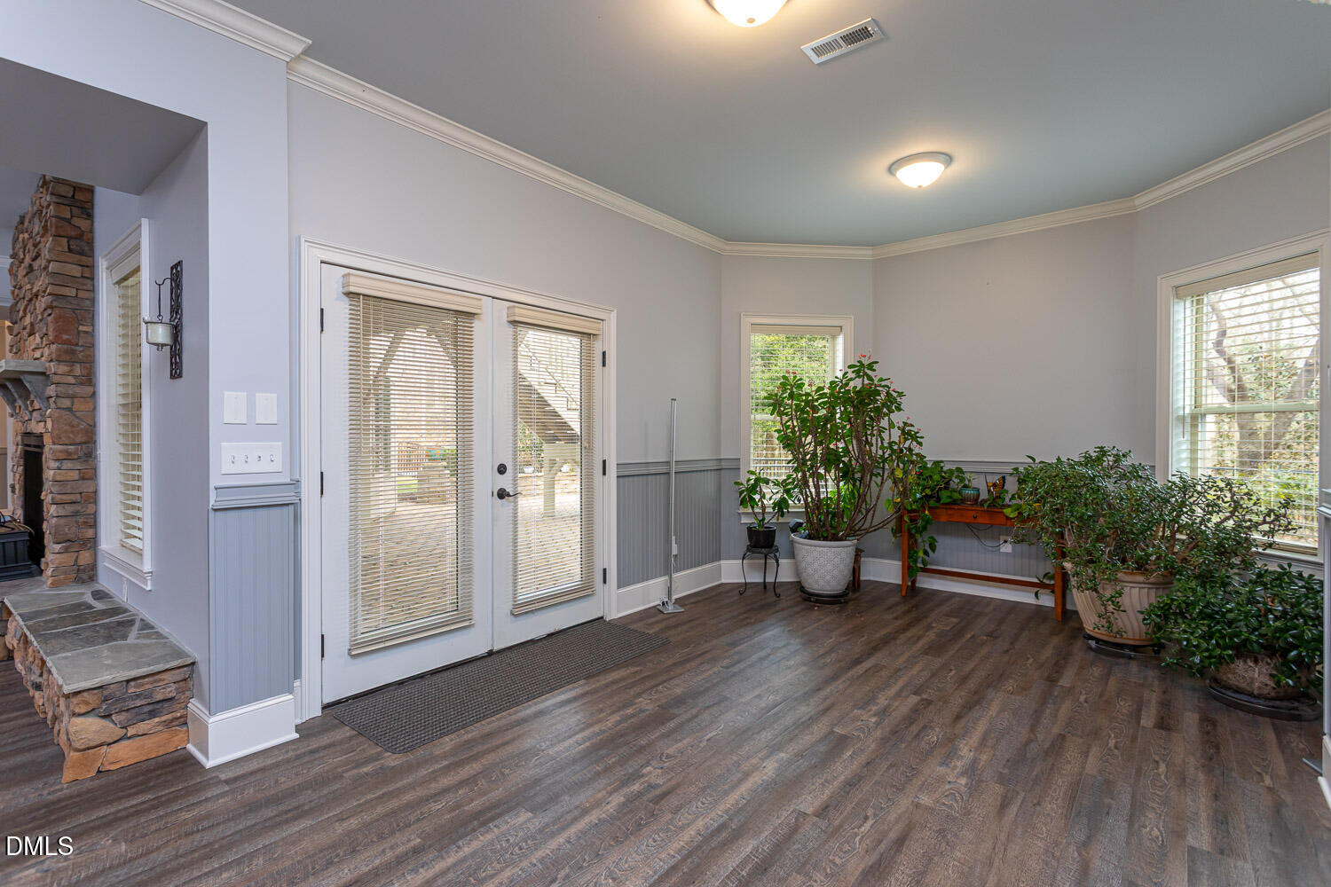 7312 Hasentree Way Wake Forest, NC 27587 - Photo 56 of 88 Basement Exit to Backyard
