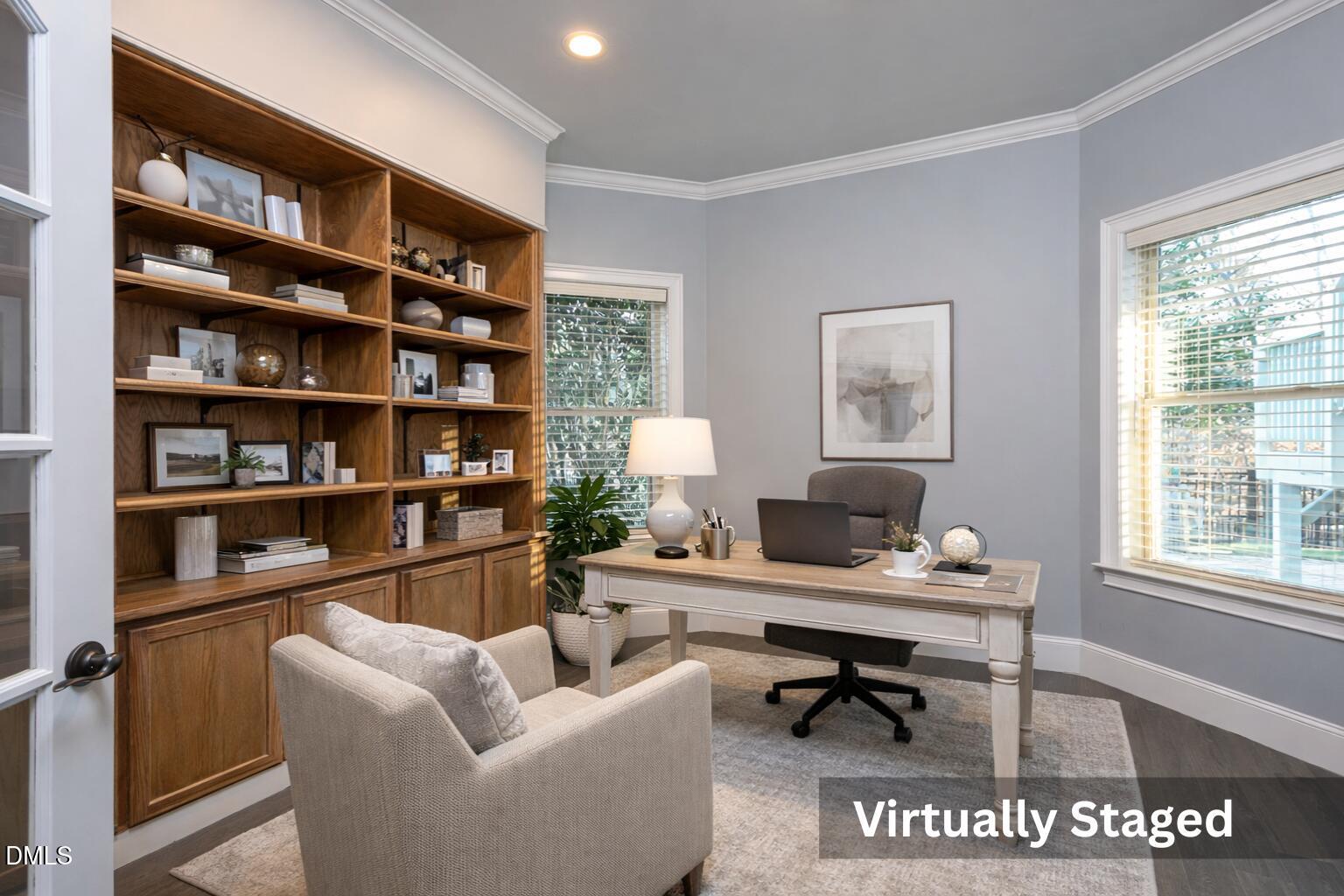 7312 Hasentree Way Wake Forest, NC 27587 - Photo 65 of 88 Virtually Staged: Basement Office