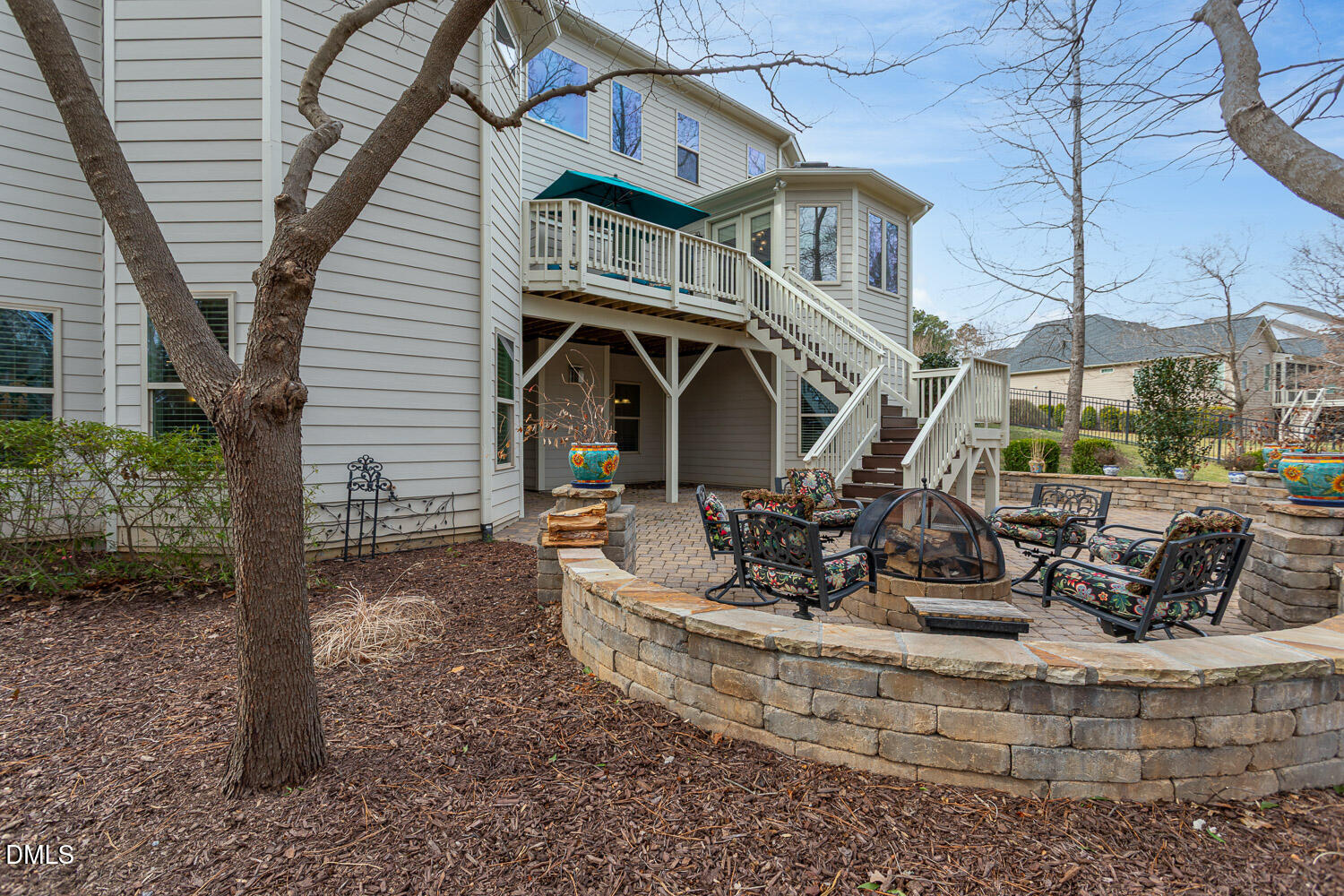 7312 Hasentree Way Wake Forest, NC 27587 - Photo 68 of 88 Backyard View