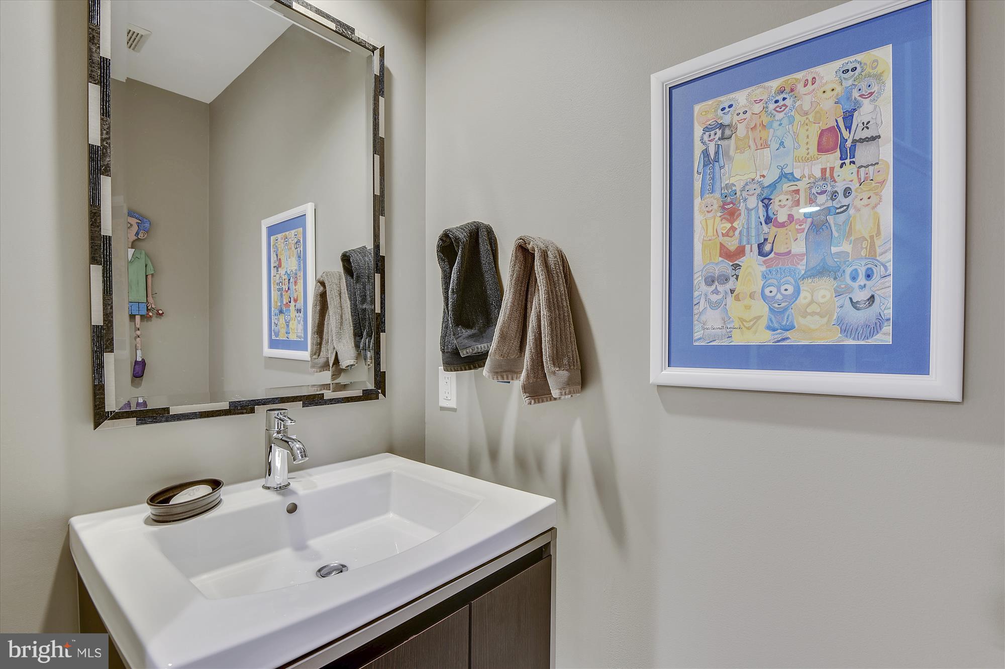 Main level half bath