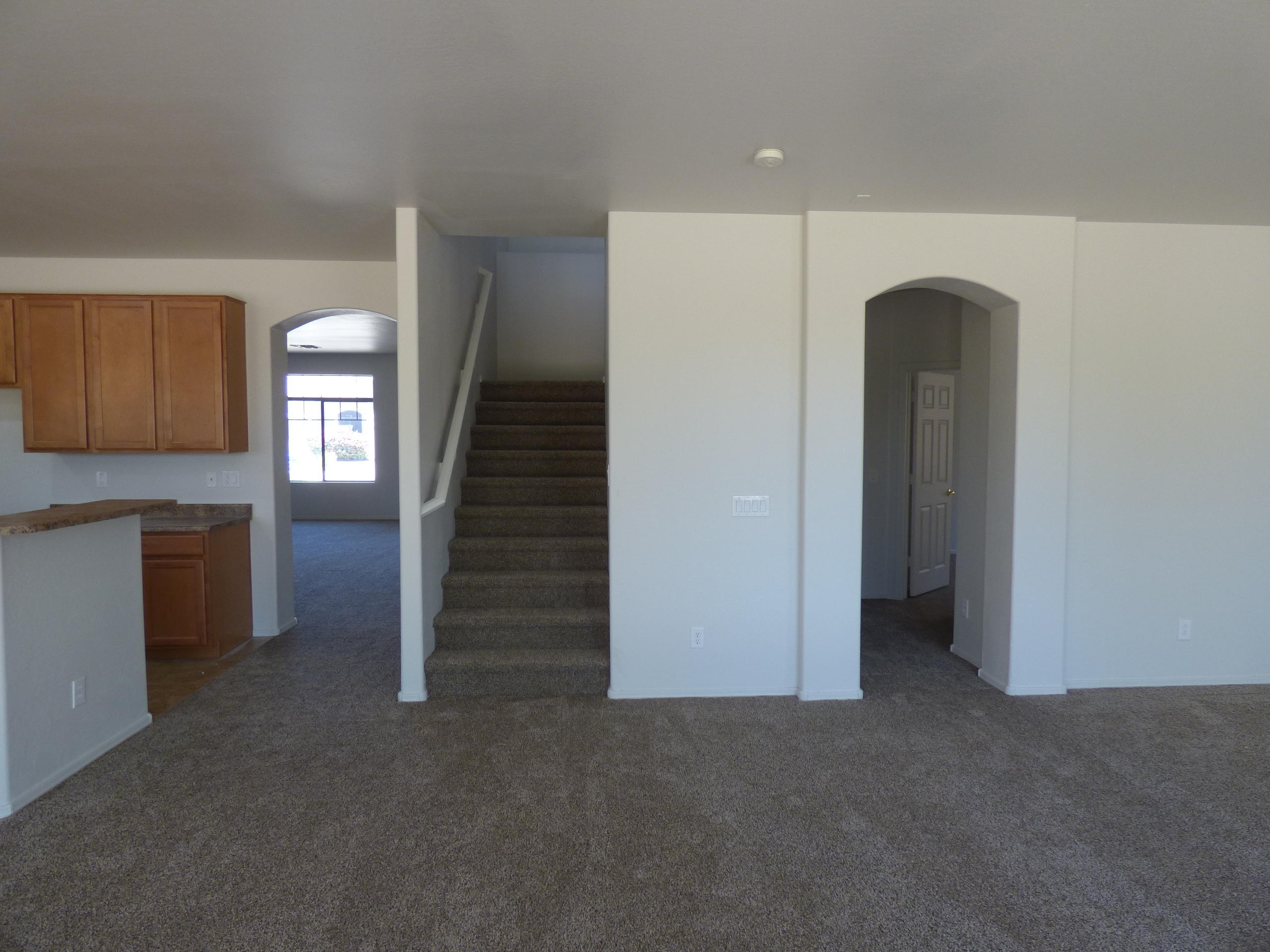 5617 West Carson Road Laveen, AZ 85339 - Photo 15 of 56 a view of an empty room with a fireplace and a window