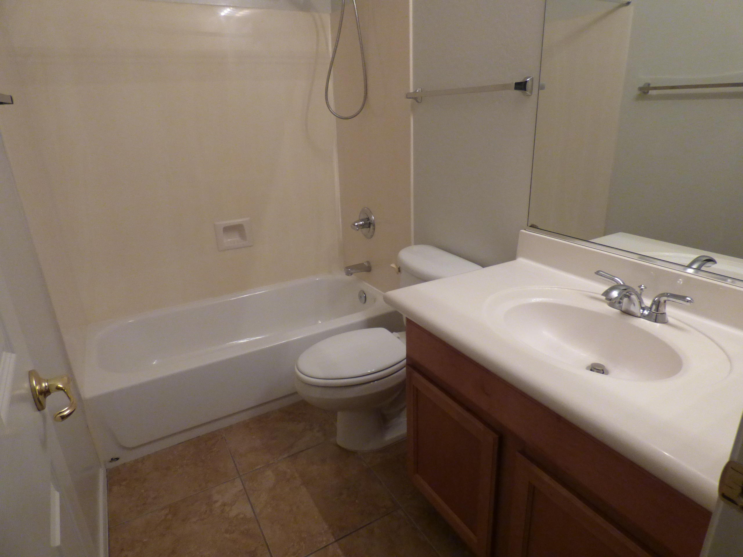 5617 West Carson Road Laveen, AZ 85339 - Photo 18 of 56 a bathroom with a sink a toilet and shower