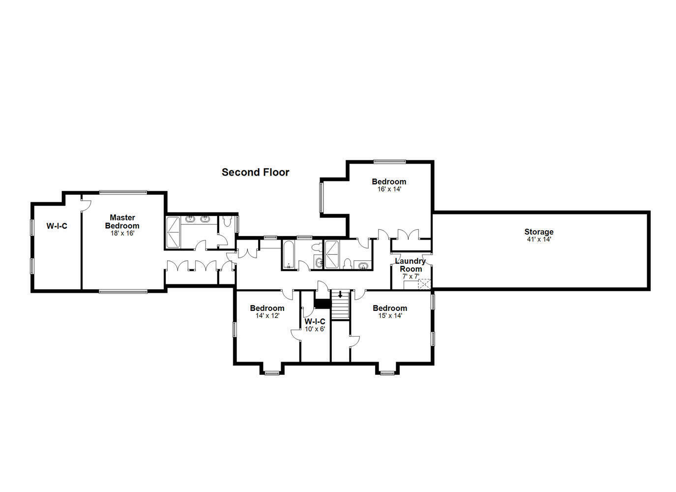9 Sylvan Road Darien, CT 06820 - Photo 38 of 39 a picture of a floor plan