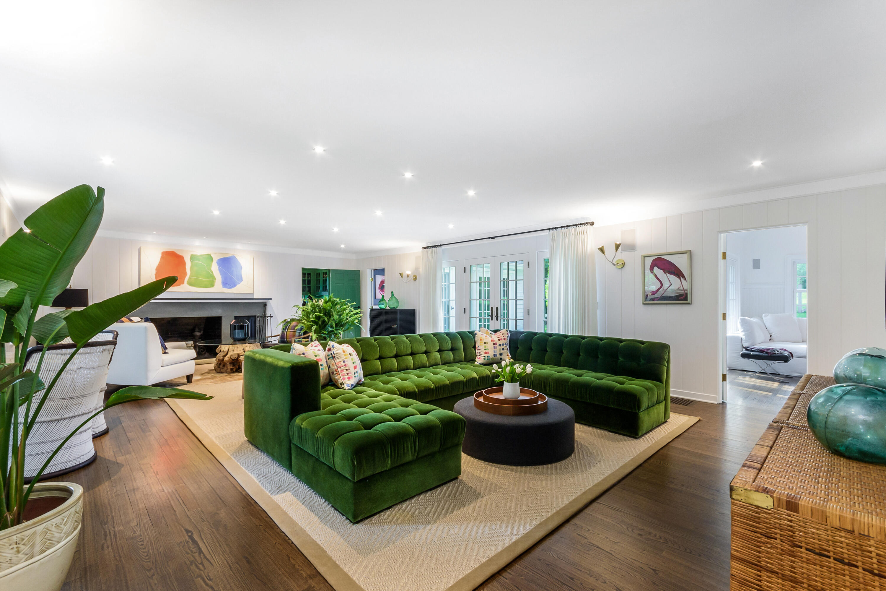 9 Sylvan Road Darien, CT 06820 - Photo 5 of 39 a living room with furniture and a large window