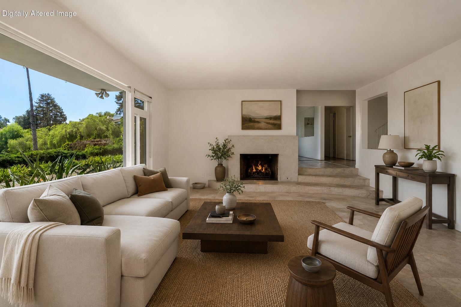 Living Room - Virtually Enhanced