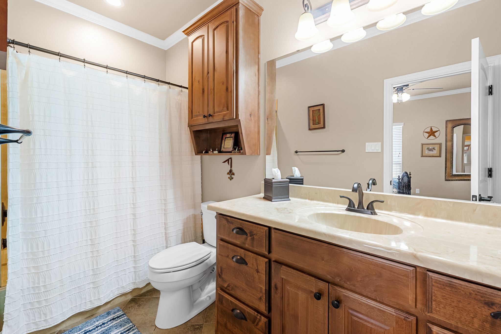 1735 Alta Vista Loop Temple, TX 76502 - Photo 24 of 38 a bathroom with a sink a toilet and shower