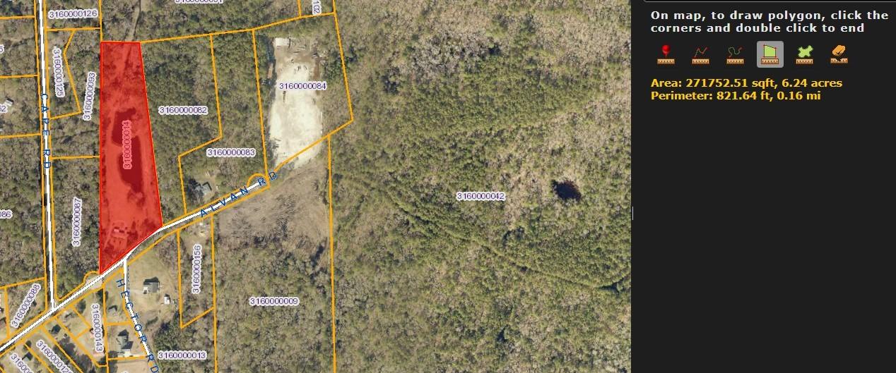 3170 Alvan Road Johns Island, SC 29455 - Photo 29 of 30 Chas Co GIS