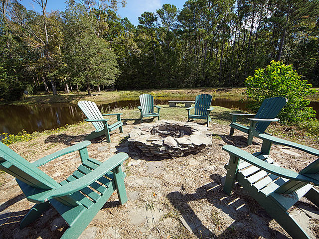 3170 Alvan Road Johns Island, SC 29455 - Photo 4 of 30 Stone firepit by the water