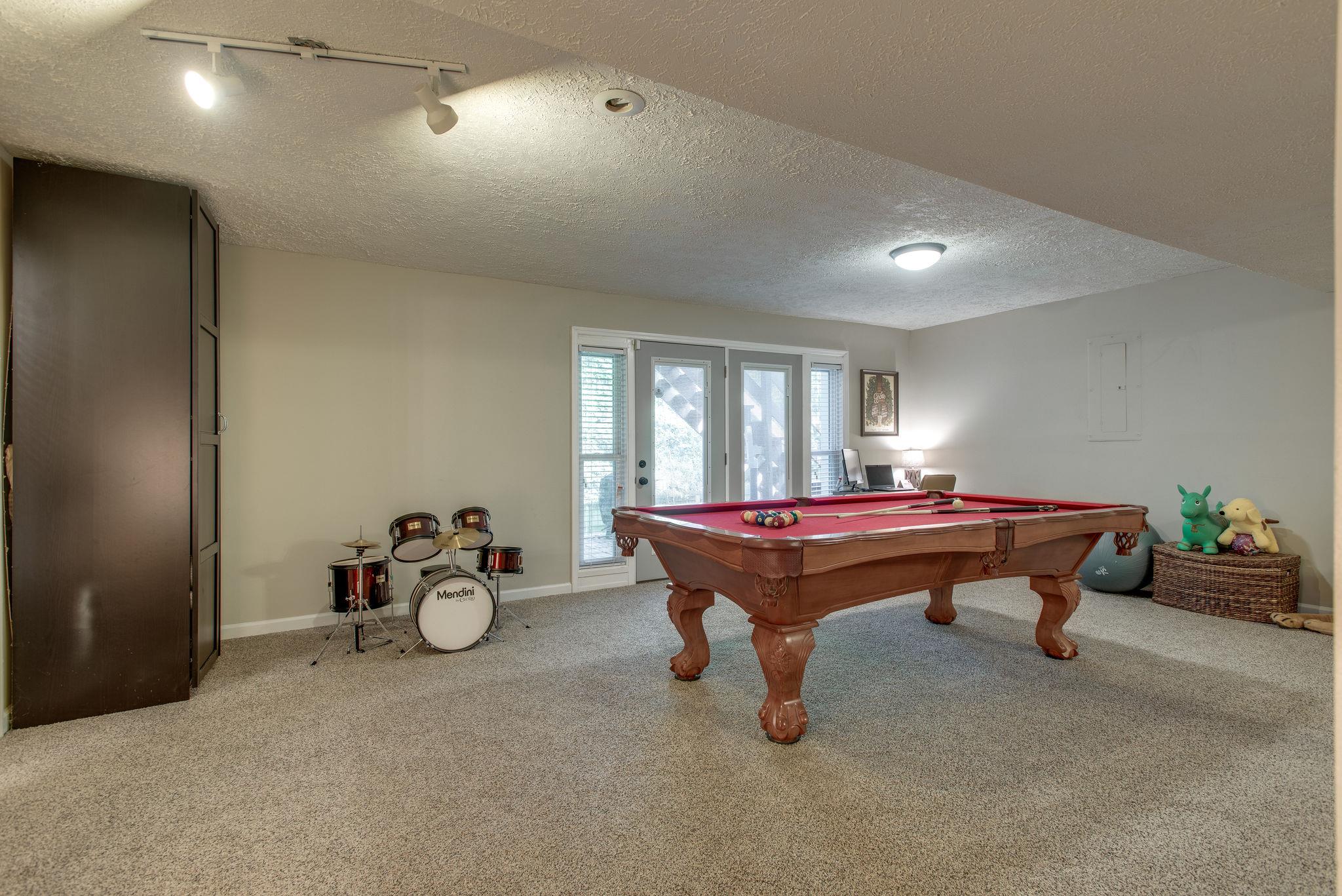 1040 Fitzpatrick Road Nashville, TN 37214 - Photo 23 of 27 Walk-out basement with French doors leading to covered paver patio.