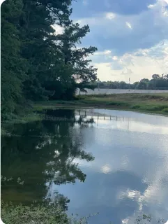 a view of lake from outdoor space