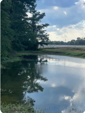 a view of lake from outdoor space