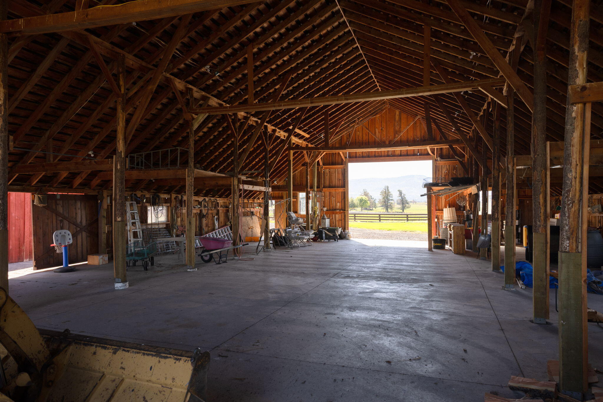 11311 Fleming Road Powell Butte, OR 97753 - Photo 52 of 58 barn interior