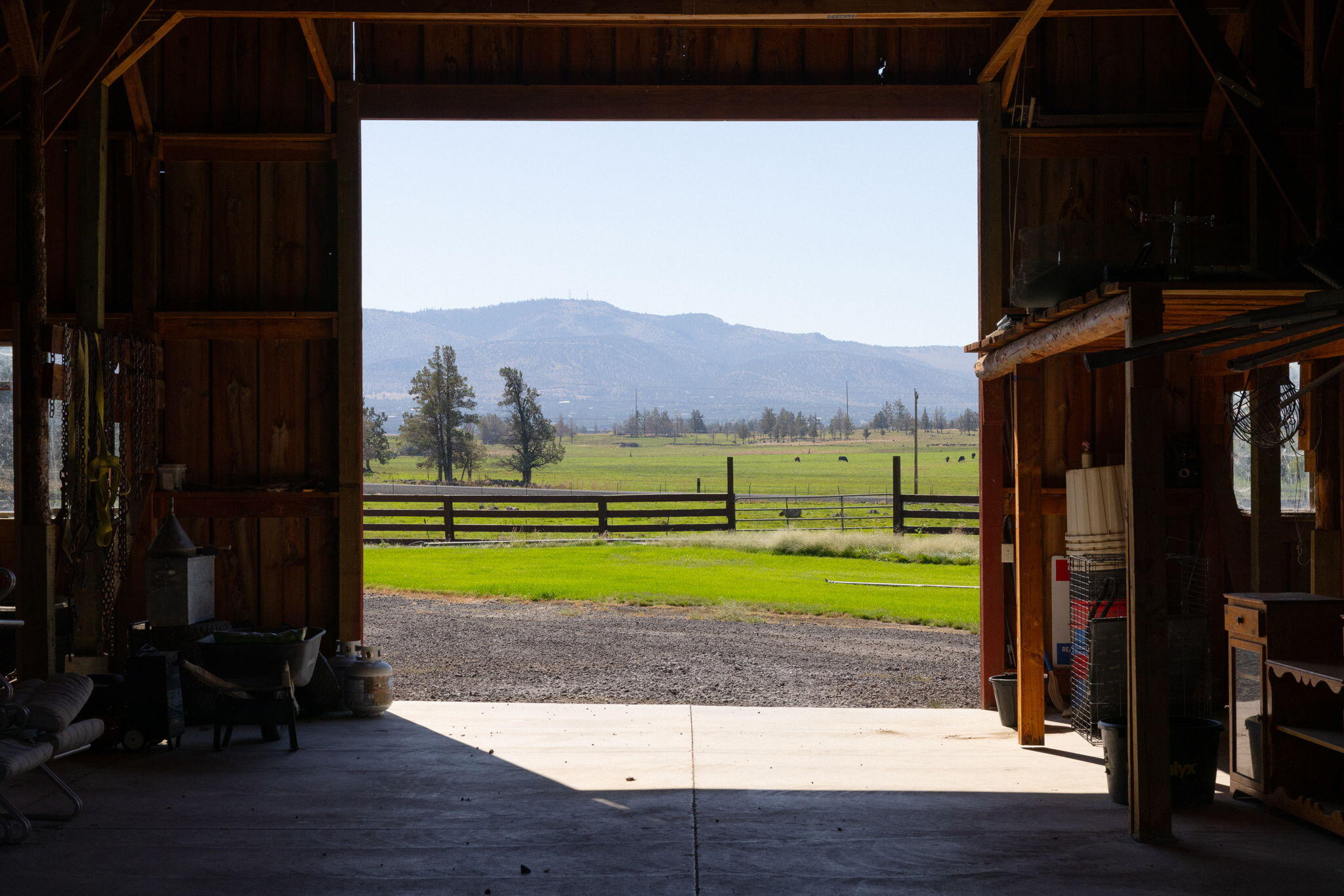 11311 Fleming Road Powell Butte, OR 97753 - Photo 53 of 58 barn interior