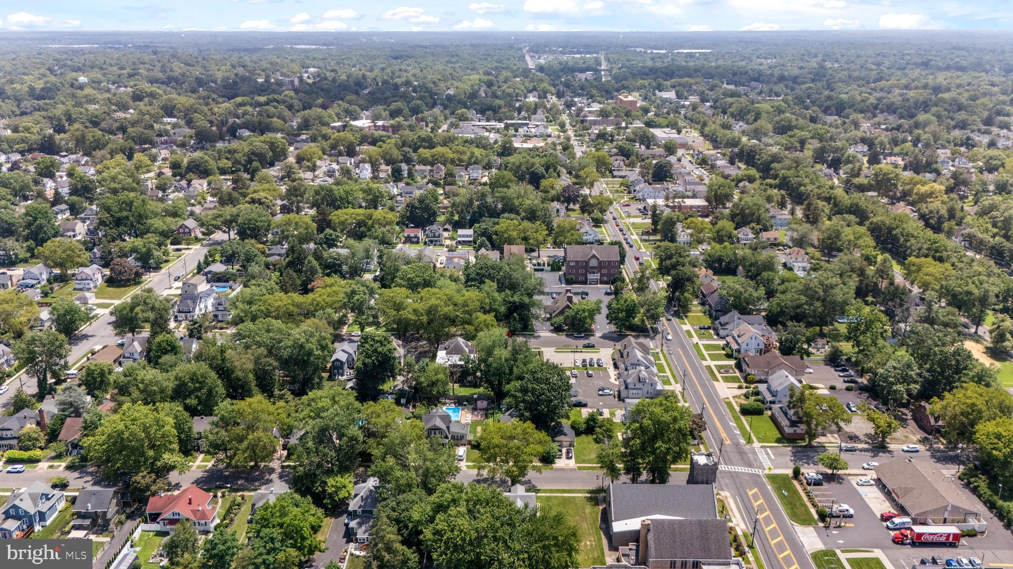 15 Lafayette Road Audubon, NJ 08106 - Photo 4 of 50 an aerial view of a city with lots of residential buildings