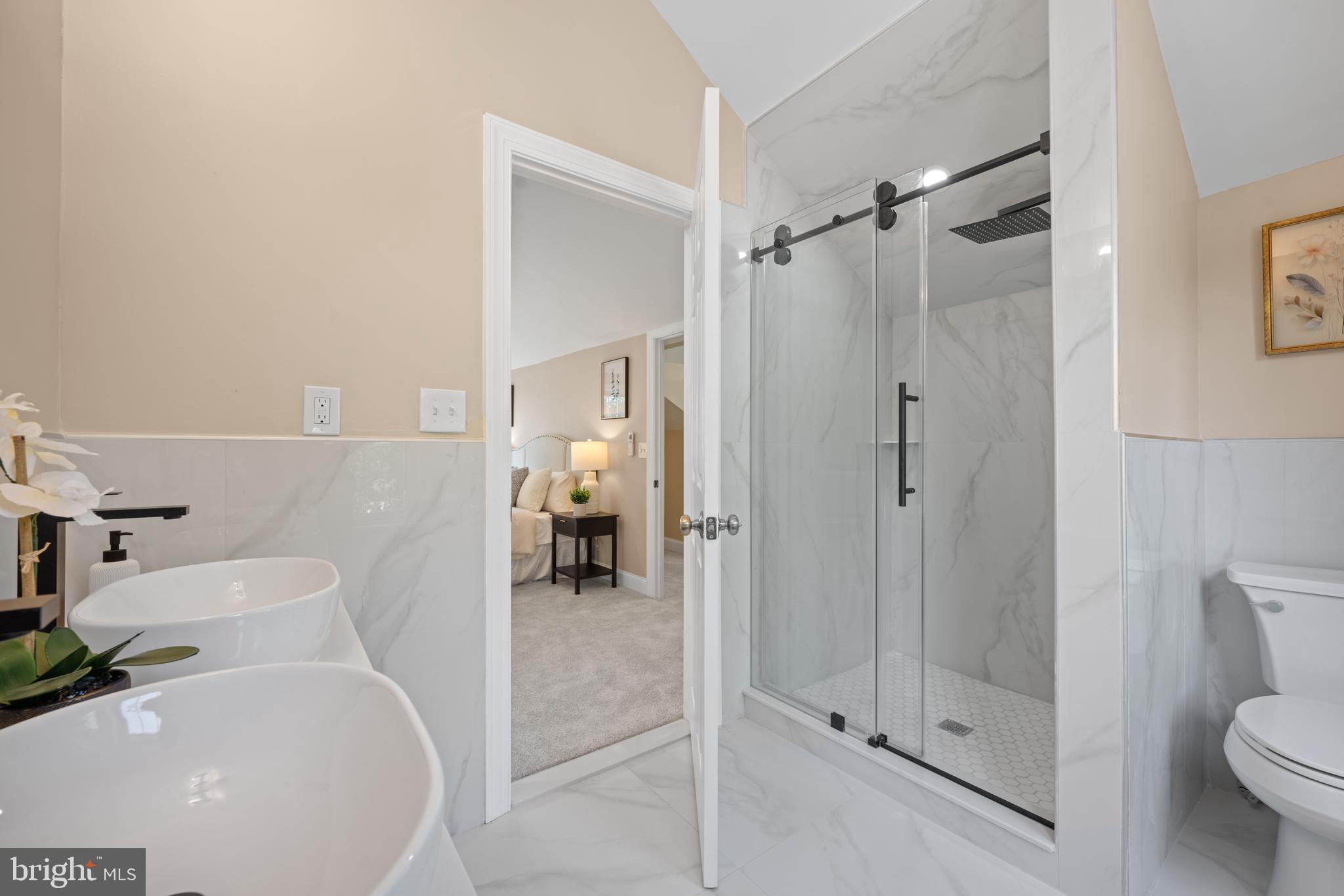 15 Lafayette Road Audubon, NJ 08106 - Photo 47 of 50 a bathroom with a toilet and a shower