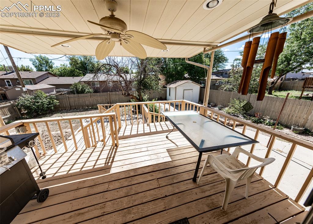 126 La Rochelle Drive Pueblo, CO 81005 - Photo 34 of 42 a view of a patio on the roof deck