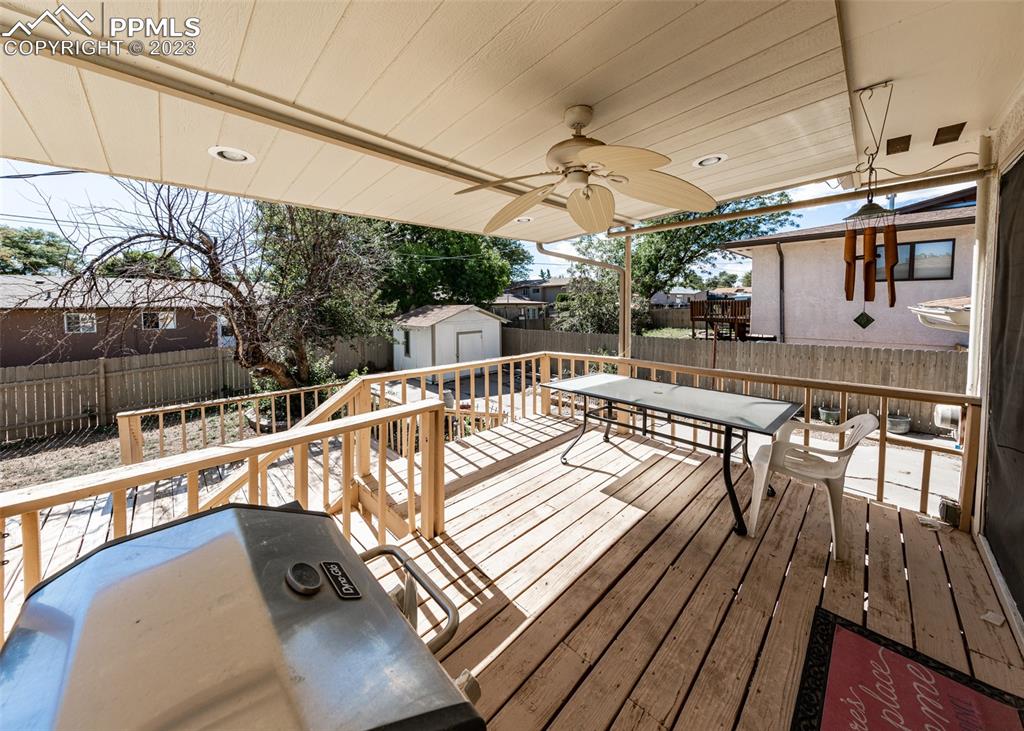126 La Rochelle Drive Pueblo, CO 81005 - Photo 35 of 42 a view of balcony with furniture
