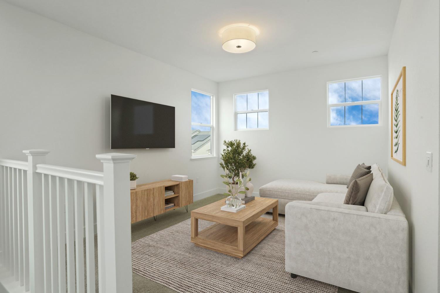 2291 Paramount Lane Manteca, CA 95337 - Photo 25 of 34 a living room with furniture a flat screen tv and a window