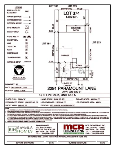 $764,990 | 2291 Paramount Lane, Manteca, CA 95337