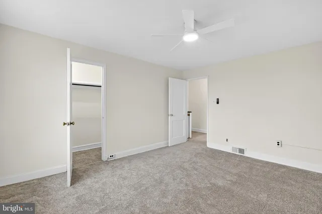 a view of an empty room