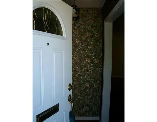 a close view of a utility room with a door