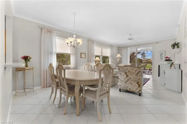 a view of a livingroom and dining room